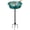 Green, variant on SPECSTAR Oval Bird Bath Bowl with Metal Stake, Outdoor Freestanding Birdfeeder, Capacity 1.3 Gallons, 4-Pronged Base, Bronze