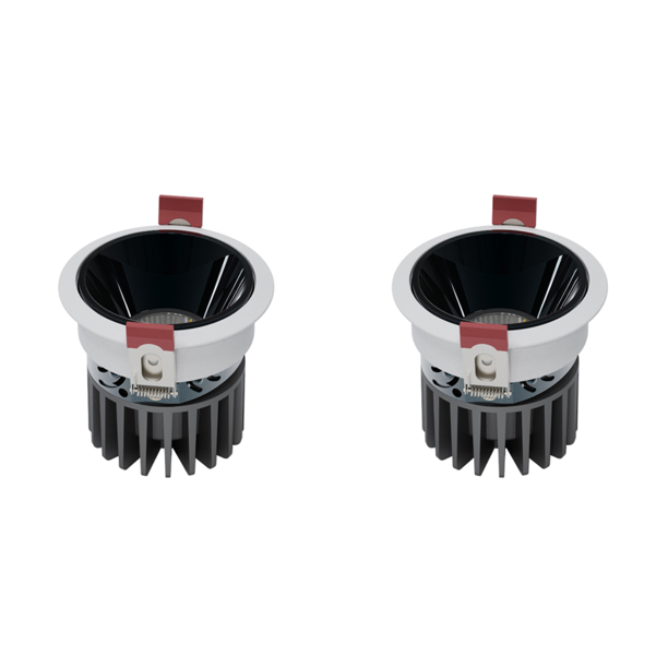 Focos Empotrables Antideslumbrantes LED 12W para Sala Estar Y (3000K)