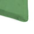 thumbnail image 3 of Jordan Manufacturing 74" x 22" Canvas Cucumber Green Solid Rectangular Outdoor Chaise Lounge Cushion with Ties, 3 of 8