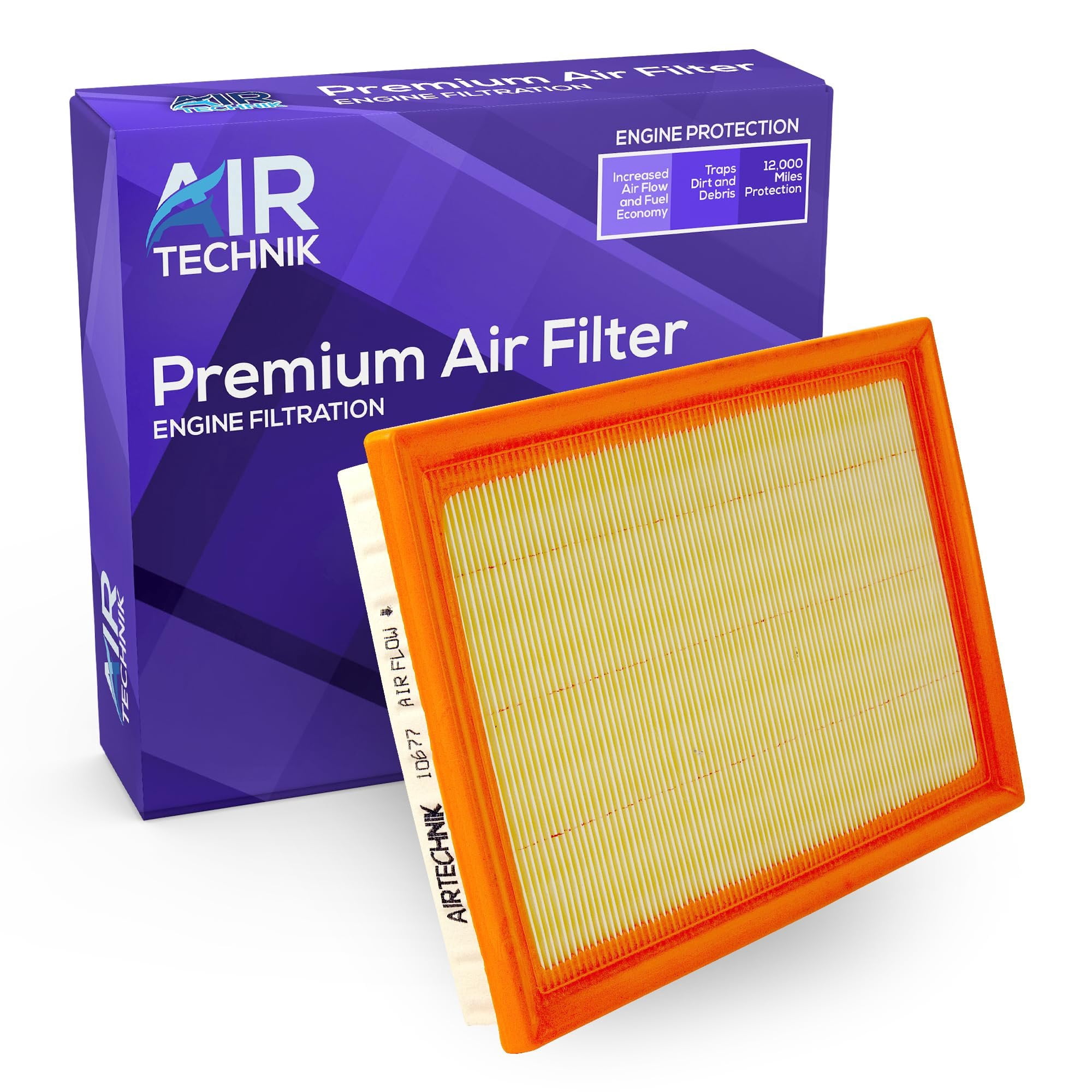 NuFlySic CA10755 Engine Air Filter – Fits Toyota, Lexus, Jeep, Dodge Models (1 Pack) - View #14
