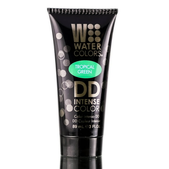 Tressa Watercolors DD Intense Color, Vibrant Hair Dye, Tropical Green, 3 oz