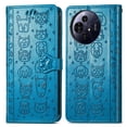 thumbnail image 2 of Funda Cartera FOXDOCK para TCL 50 Pro NxtPaper , Flip PU con Relieve de Gatos y Perros, Tarjetero y Soporte, 2 of 6