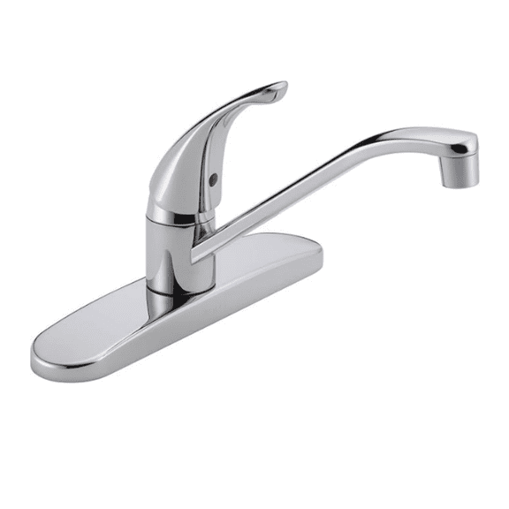 Single-Handle Kitchen Sink Faucet, Chrome