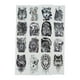 thumbnail image 1 of Etiqueta Engomada del Tatuaje BuyWeekMX 16 Hojas Patrón Animal Impermeable, 1 of 9