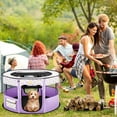 thumbnail image 6 of TASDISE Portable Pet Playpen Exercise Kennel Tent for Puppy Dog Cat Rabbit Indoor Outdoor Travel Use, 6 of 15