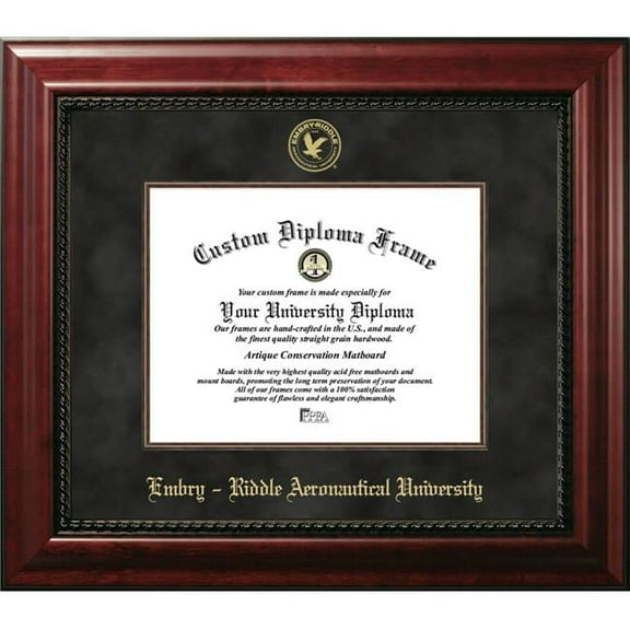 Campus Images FL995EXM-1185 8.5 x 11 in. Embry-Riddle University Executive Diploma Mahogany Frame