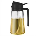 thumbnail image 1 of Dispensador de Aceite de Vidrio 2 en 1, Apto para Cocina y Accesorios de Freidora de Aire, de Tipo Pulsador, Sin Aceite., 1 of 5