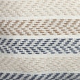 thumbnail image 4 of LR Home Blue Altair Oceanside Chevron 2'-6" X 2'-6" Indoor Square Hand - Crafted Decorative Floor Pillow, 4 of 5