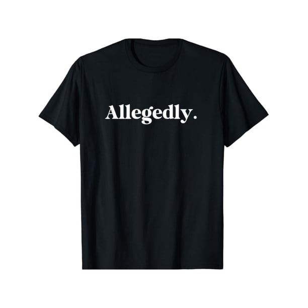 Camiseta de algodón supuestamente divertida para hombre - Cuello redondo informal, ligeramente elástica, tejido de punto, ideal para deportes, senderismo, entrenamiento y fin de semana - Ideal para la
