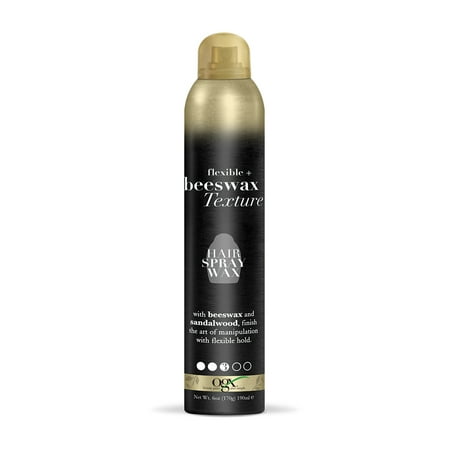 OGX Flexible + Beeswax Texture Hair Spray Wax 6oz (Best Matte Hair Wax)