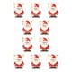 thumbnail image 3 of Kearding Adhesivo estático de Navidad, ventana de nevera, calcomanía de PVC para el hogar, oficina, tienda, decoración autoadhesiva, sombrero largo, Viejo sombrero largo 10piezas Kearding CBP165274, 3 of 6