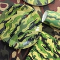 thumbnail image 5 of Vajilla de fiesta temática de camuflaje para niños, Pancarta, globo, tema militar, fiesta de cumpleaños, suministros de decoración para Baby Shower, 5 of 5