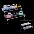 thumbnail image 6 of Transparent Ladder Perfume Makeup Cosmetic Figure Model Car Desktop Storage Ladder Display Stand , 2 Tier, 6 of 8