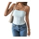 thumbnail image 2 of Camisola Corta Sin Mangas con Tirantes Finos A Rayas Y2K para Mujer, Estilo Entallado, con Espalda Descubierta, Estética para Salir. Azul y S, 2 of 10