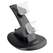 Insten For Dual PS4 Controller Charger Station, Charging Dock Stand, with USB Cord Cable for Sony PlayStation 4 PS4 Controllers LED Cradle