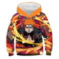 thumbnail image 1 of Sudadera con capucha con estampado 3D de Anime Akatsuki para niños, ropa de calle informal de manga larga con capucha y estampado de Kakashi, 1 of 2