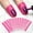 Pink, variant on 40PCS Nail Polish Protector for Finger, Gel Nail Sticker, UV Finger Protection Cuticle Protector Tape for Nail Painting, U-Shaped French Tip Nail Art Accessories DIY, Pink