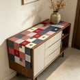 thumbnail image 4 of Patriotic Patchwork Table Runner America Stars and Stripes Linen Table Runner for 4th of July Independence Day Home Decor Kitchen Dining Coffee Table Decoration Red White Blue Flag Tablecloth, 4 of 6