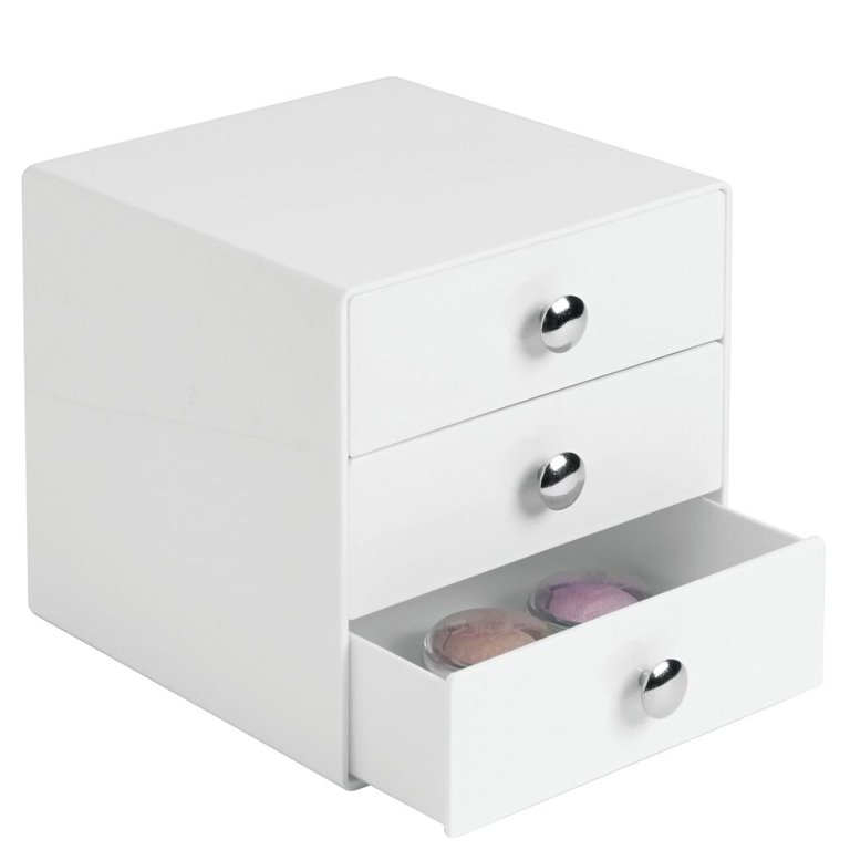 iDesign BPA-Free Plastic 3-Drawer Vanity Organizer - 6.5