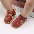 thumbnail image 3 of FDDMis Baby Shoes Boys Size 4 Shoes School Shoes for Boys Walking Shoes Baby Black Toddler Girl Shoes Girls Shoes Size 9 Little Girls Black Shoes, Brown 0-6 Months, 3 of 9