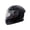 Black, variant on Helmet for Adults Strong Helmet ATV Dirtbike Motorcross Moped Scooter Motorcycle Helmet Full Face with Visor, DOT Certified, Flip-Up Visor (Red ) ( Small )