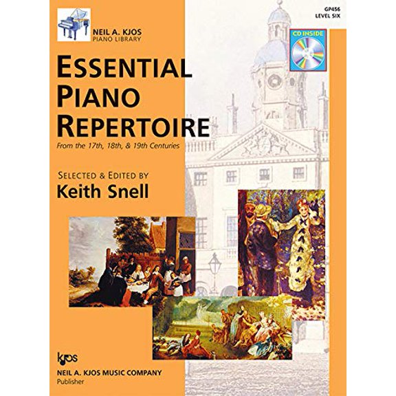 Pre-Owned GP456 - Essential Piano Repertoire of the 17th, 18th, & 19th Centuries Level 6 (Neil A Kjos Piano Library Book & CD) (Paperback) 0849763568 9780849763564