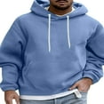thumbnail image 1 of Fall Casual Pullover for Men  Long Sleeve Hooded Sweatshirt, 1 of 4