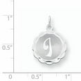 thumbnail image 2 of Pendentif Breloque Collier Monogramme Prénom Initiale Lettre I Délicat en Argent Sterling 925, 2 of 6