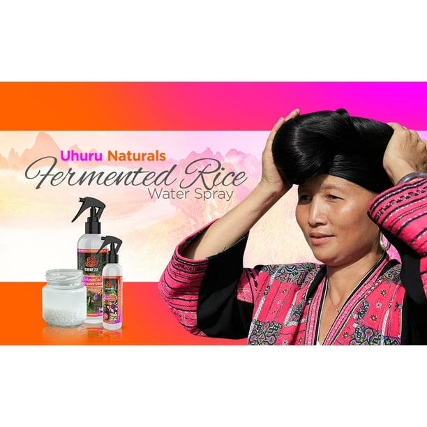 Uhuru Naturals Fermented Rice Water Spray for Hair (4 oz) Uhuru Naturals Fermented Rice Water Spray for Hair (4 oz)