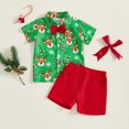 thumbnail image 2 of Jamsmile Toddler Boys Outfit Sets Stylish Summer Party Short Sleeve Shirts And Shorts Two Piece Boys Gentleman Outfits, 2 of 9