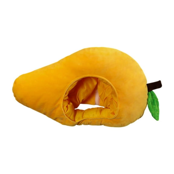 Yunhgft Plush Fruit Headgear Mango Hat Head Cover Party Hat Winter Warm Hat for Birthday