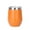 Orange, variant on Muka 12 oz. Wine Tumbler, Double Wall Vacuum Insulated Powder Coated Tumbler-Red