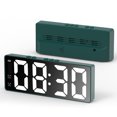 thumbnail image 1 of Reloj despertador LED Digital con superficie de espejo, reloj despertador de escritorio Digital HD, 1 of 5