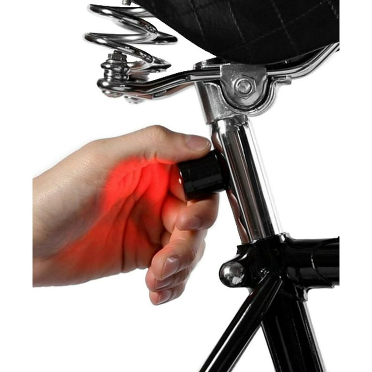 Palomar Lucetta Steady or Flashing Magnetic Bike Safety Lights Black 2 Pieces