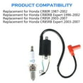 thumbnail image 5 of LABLT Ignition Coil & Spark Plug for Honda CR80R CR85R RB 1987-2007 30500-GS2-005, 5 of 5