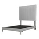 thumbnail image 2 of Base de Cama Slim Dicasa Cabecera Matrimonial gris, 2 of 8