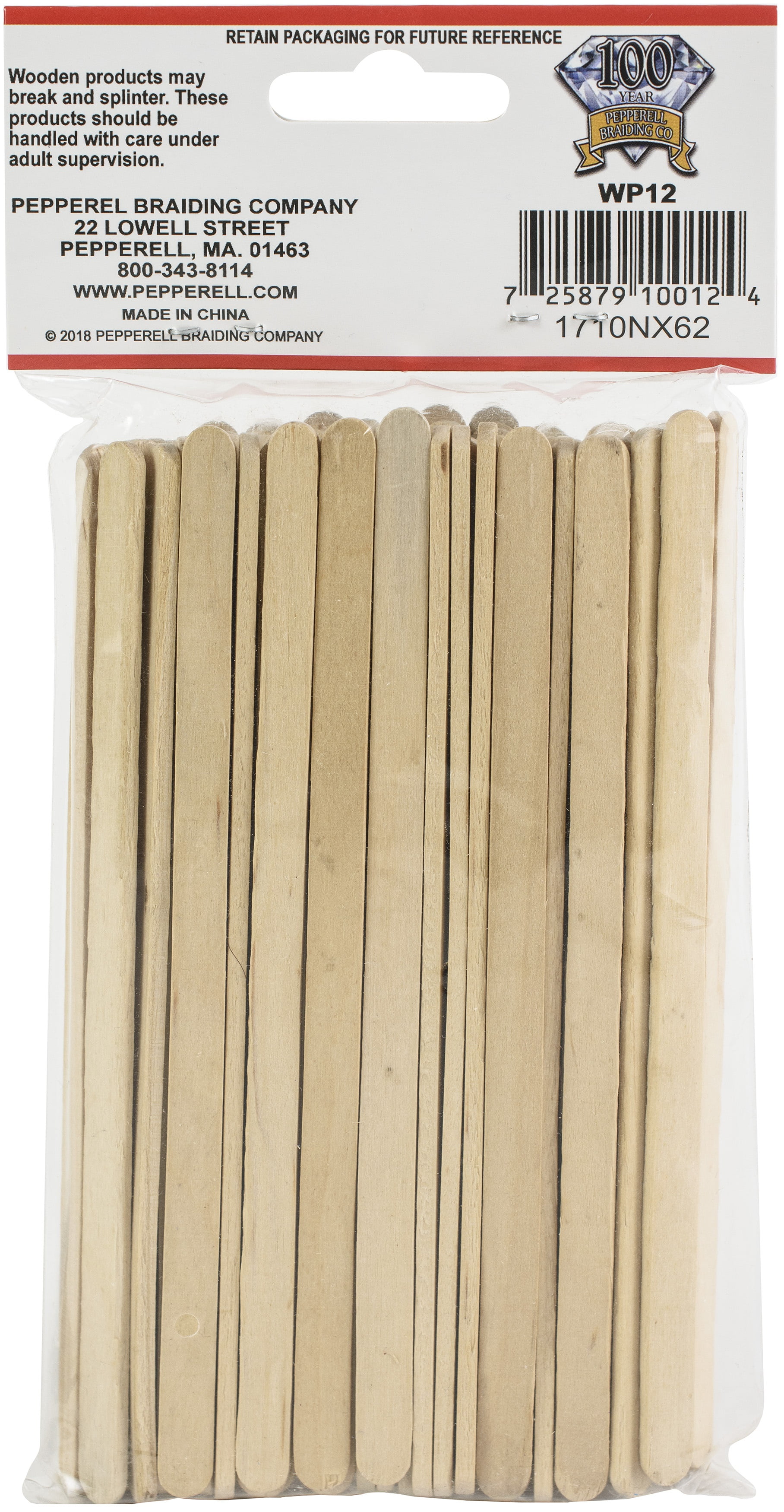 5.75 inch Wood Craft Sticks-45pc/pkg