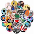 thumbnail image 1 of 50 Pcs Trendy Decorative Vinyl Sports(Tennis) Waterproof Graffiti Stickers for Laptop Hydroflasks Computer Luggage Water Bottle Phone Tablet, 1 of 4
