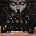 thumbnail image 2 of 1pc 14x22cm Black Velvet Moon Phase Tarots Cards Storage Bag Jewelry Pouch Travel Cosmetic Gift Bag Hand bag Coin Dice bag G Large 14x22cm, 2 of 6