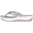 thumbnail image 2 of Clarks Arla Glison Grey/White Floral Textile, 2 of 6