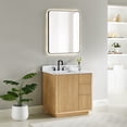 thumbnail image 3 of Clayton 36" Wood Vanity in Washed Light Brown Engineered Stone Top with Mirror, 3 of 19