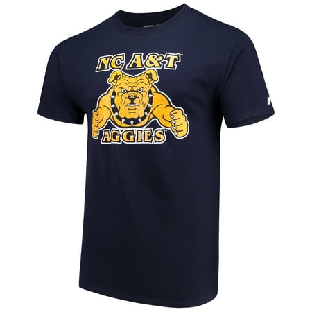 - Men's Russell Navy North Carolina A&T Aggies Core Print T-Shirt