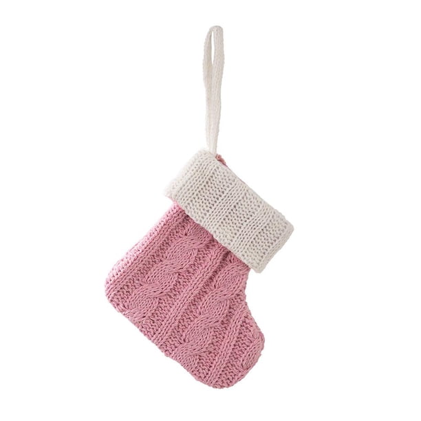 EZLIFE Calcetines de punto para Navidad, medias, regalo, calcetín, adorno colgante para árbol de Navidad ^π *π U3T7