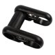 thumbnail image 5 of Extensor de barra de manillar de bicicleta Aleación de aluminio Elevador de vástago doble Vástago de manillar de bicicleta plegable Adecuado para cali Negro Soledad elevador de vástago de bicicleta plegable, 5 of 6