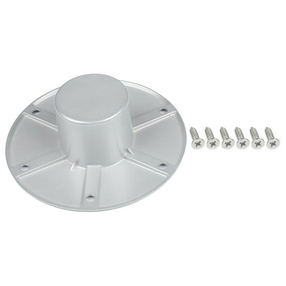 yaaqii RV Boat Trailer Pedestal Base Round Flush Mount Table Leg Base Floor Mount Base
