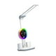 thumbnail image 5 of Lámpara de escritorio LED, ajustable para el cuidado de los ojos, con reloj, con portalápices, lámpara de noche, lámpara de lectura para habitación, minutero, 5 of 8