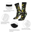 thumbnail image 4 of Fotbe cartoon Skull spider web Calcetas Largas con Estampado para Hombre y Mujer – Calcetas de Compresión Transpirables y Elásticas, Viajar y Uso Diario Talla 5-11, 4 of 6