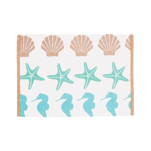 By The sea Cotton Placemats Set of 6, 13" x 19"