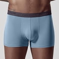 thumbnail image 2 of Sngxgn Breathable Men's Underwear Comfortsoft Boxer Briefs(Blue,XL), 2 of 9