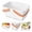 White, variant on Multipurpose Drain Basket with Handles, Kitchen Produce Storage and Rinsing Bin, 12 Inch